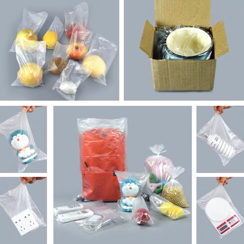 11. Mini fruit packaging bags, flat-mouth film bags, moisture-proof transparent food bags, small plastic bags, disposable +2