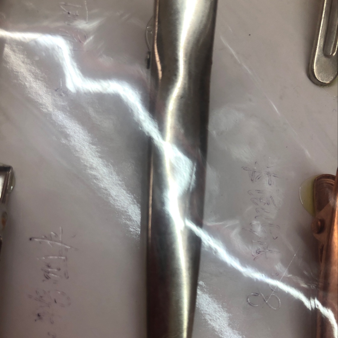 8 centimeters of white duck slices
