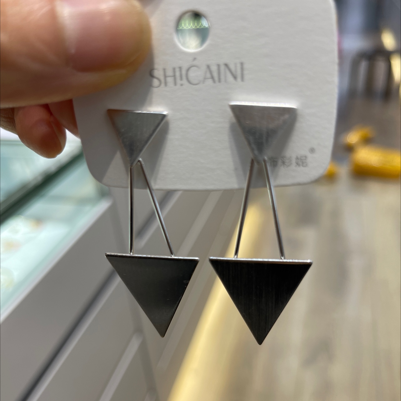 Triangle earrings