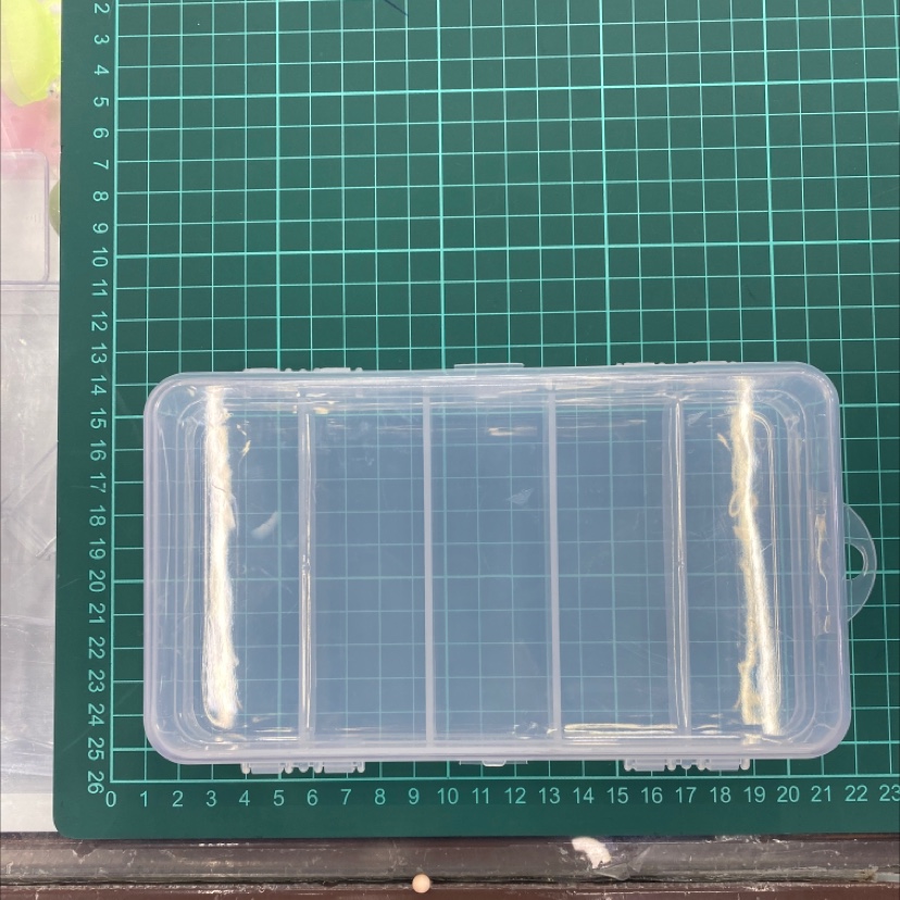 Square storage box PP5 plus 1 double-sided box