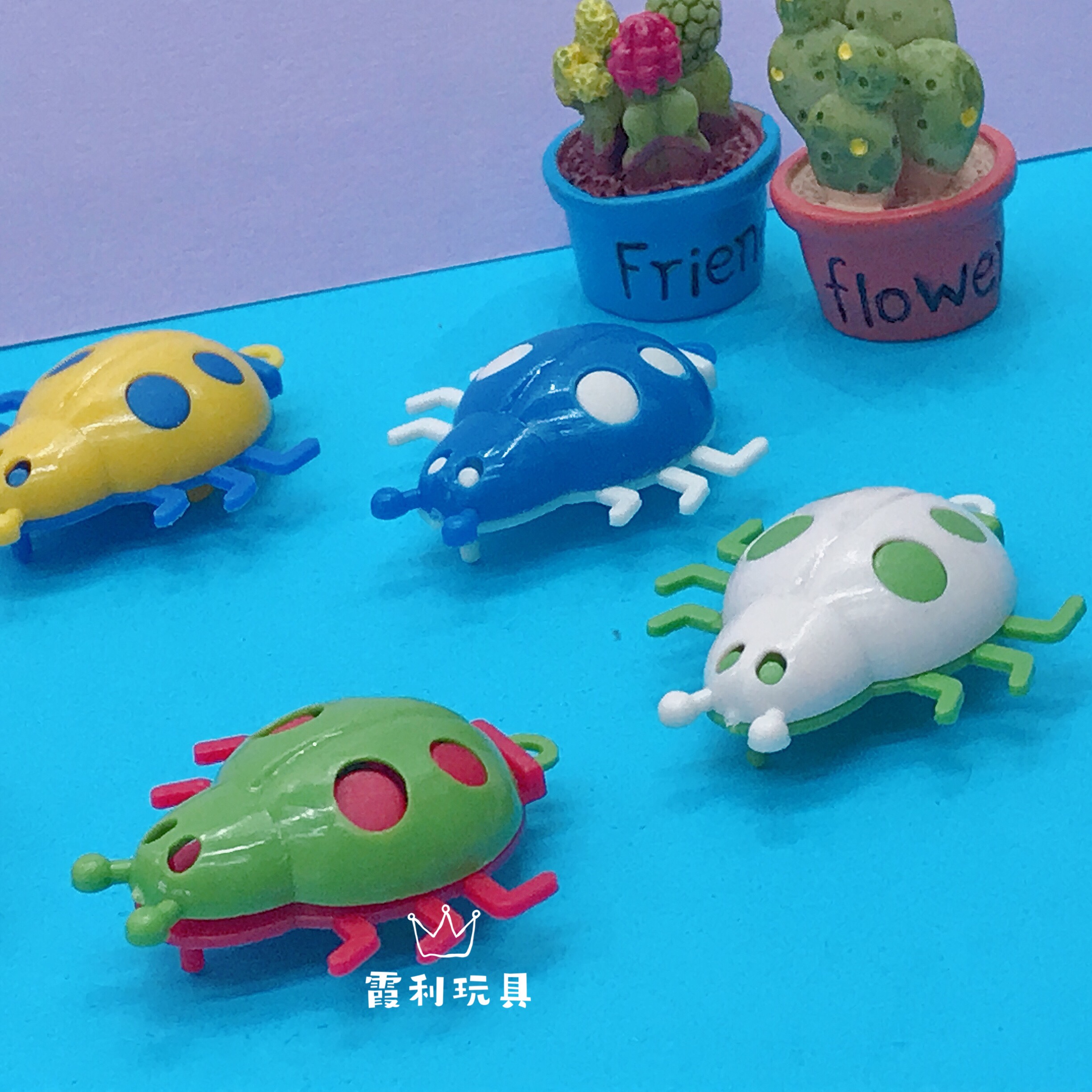 Mini ladybug children's plastic toy gift Gashapon Specification image