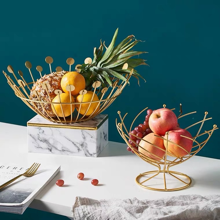 水果篮铁艺客厅厨房家用多功能产品图