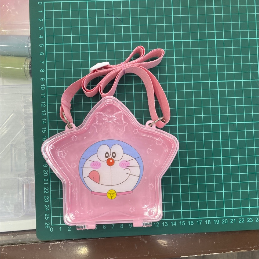 Square storage box backpack cartoon Doraemon digital print