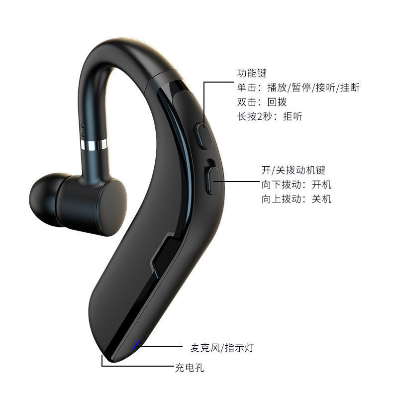 BM253 Bone conduction wireless Bluetooth headset V5.0 Noise cancelling earbuds