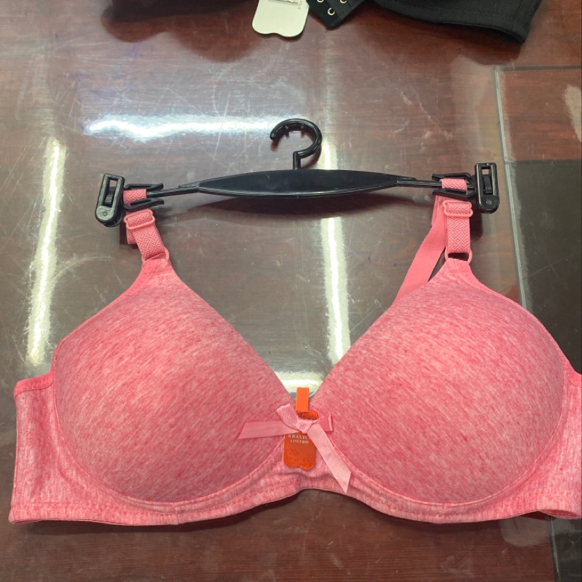Trade cotton thin cup bra no trace no underwire underwear comfortable and breathable thumbnail