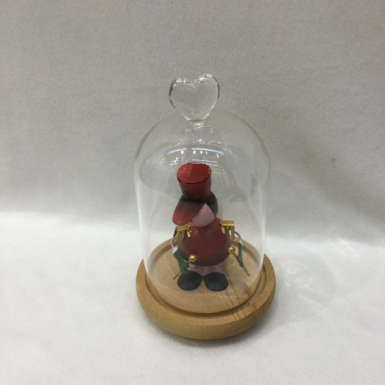 Nordic style creative design with wooden bottom cover candlestick home decoration decoration vase