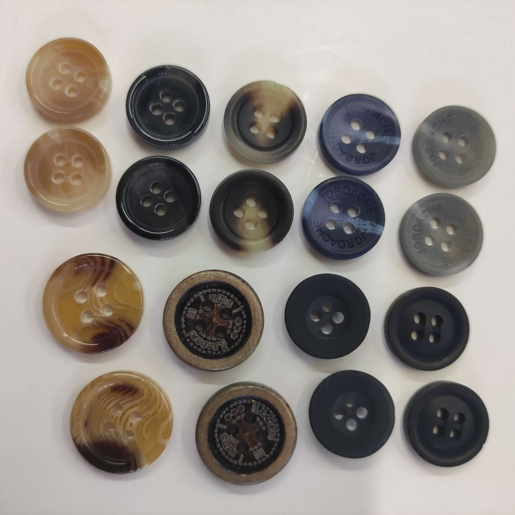 Resin Color Suit Button Big Coat Button Shirt Button Item Picture