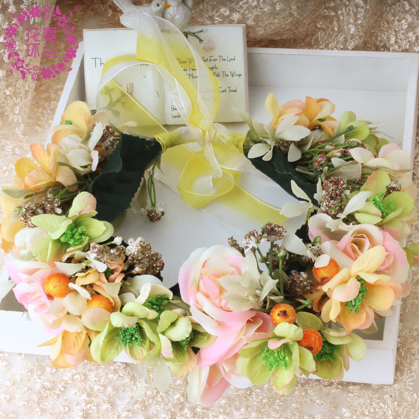 Jia LAN Hua Huan 2021 Cross-border Best-selling Handmade Flower Global Travel Vacation Outdoor Shooting Headwear Specification image