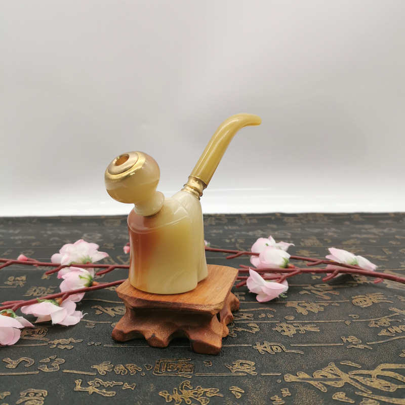 Customized wholesale of imitation horn-shaped pipe, desktop pipe filter, horn-shaped pipe nozzle, and water pipe filter tools detail image 5