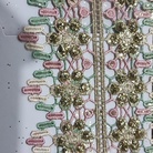 精美花边纺织辅料创意十足的绣花装饰 金线花边