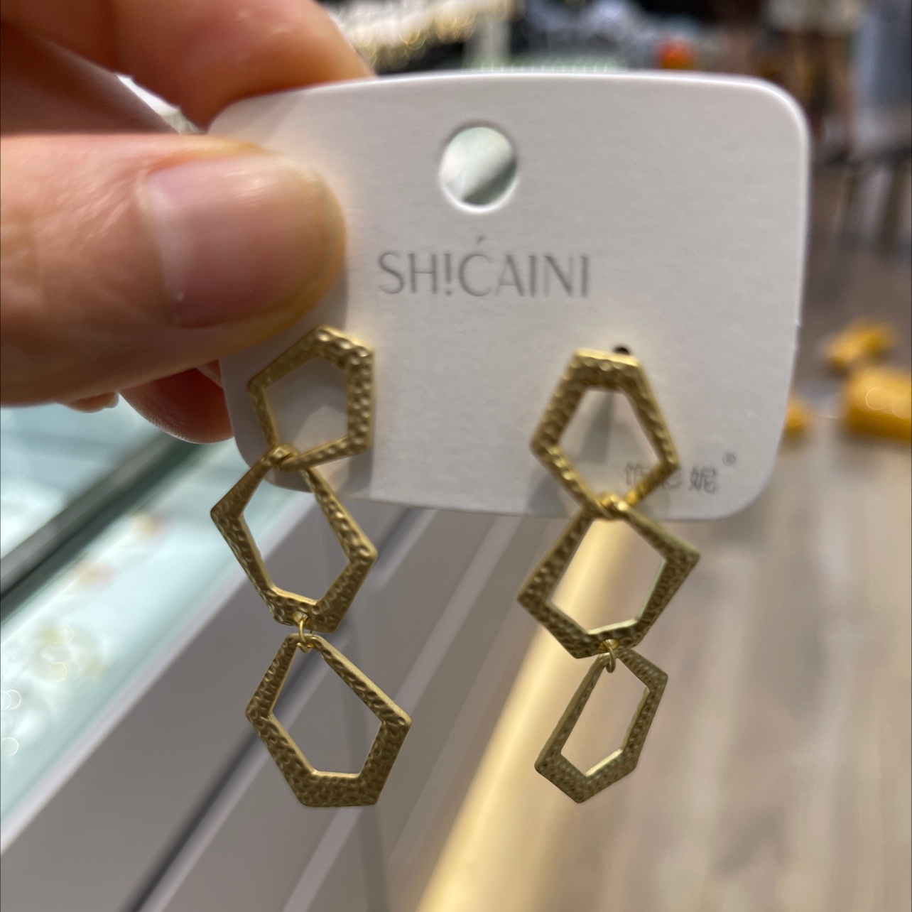 Sub-gold earrings