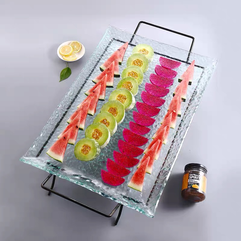 Glass plate, glass bowl, sushi basin, 7820, 3rd Floor, Zone D, Phase I of Fuyuan Glass International Trade City, hotel daily use