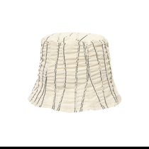 Spring summer fisherman hat woman pleated Japanese art hat with wide brim hat Yamamoto wind net red face small hat tide 05