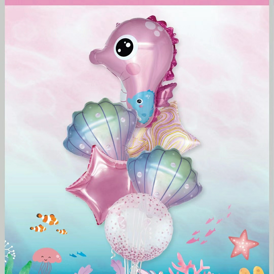 Sea Horse shell aluminum film