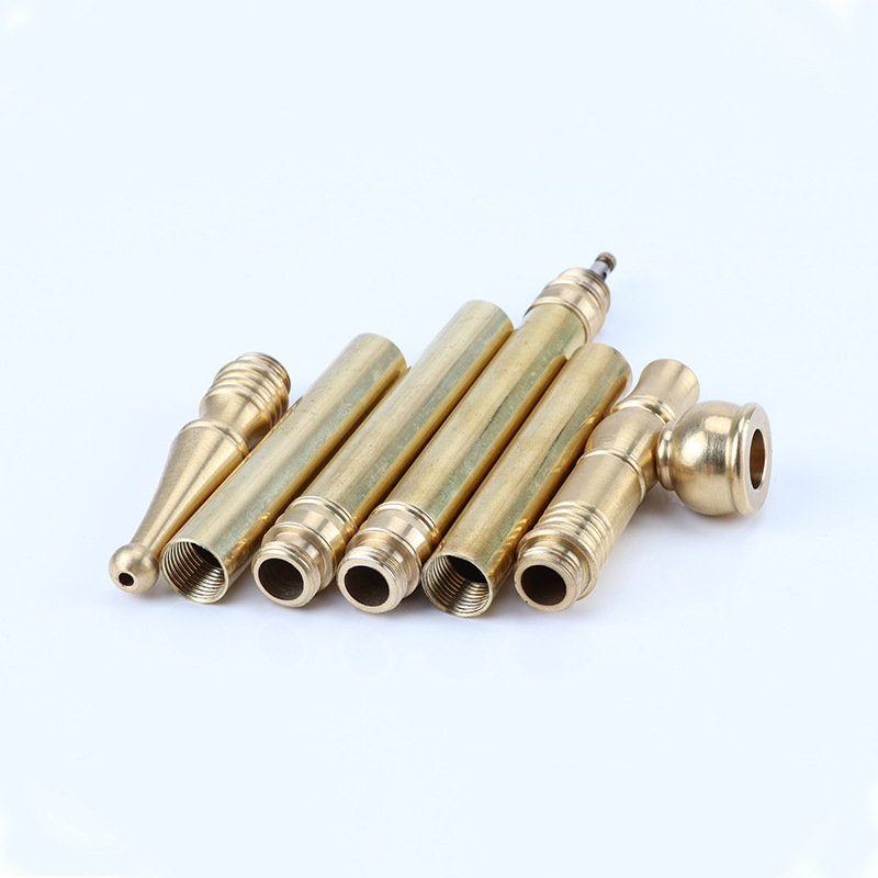 Dual-purpose brass pipe, stretchable, old-fashioned pipe, pipe pot, brass pipe pot detail image 4