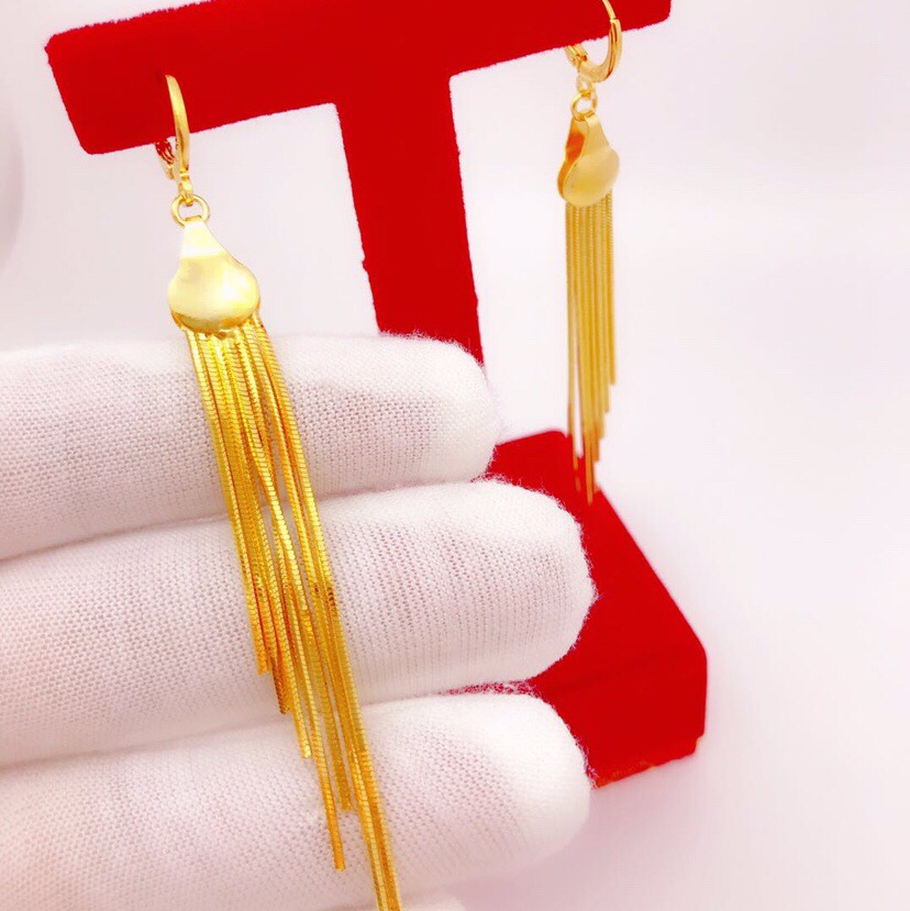 Seven-wire snake-chain earrings, the Internet boom