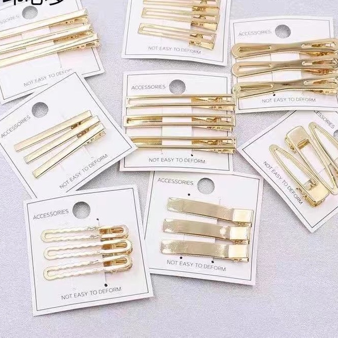 Smooth and simple mixed style press clip