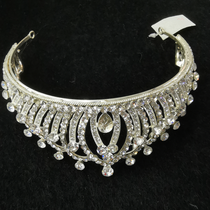 Crown tiara Bridal accessories Korean rhinestones birthday hair accessories Princess wedding dress accessories