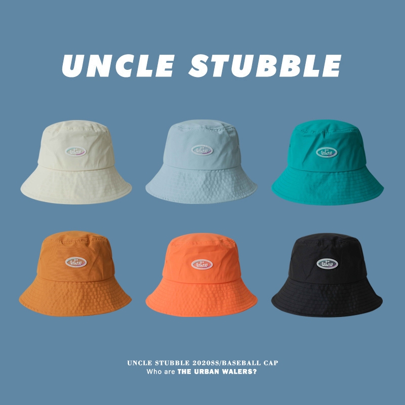 胡茬叔叔渔夫帽女生韩国潮牌夏季薄款透气遮阳盆帽港风嘻哈帽子男050产品图