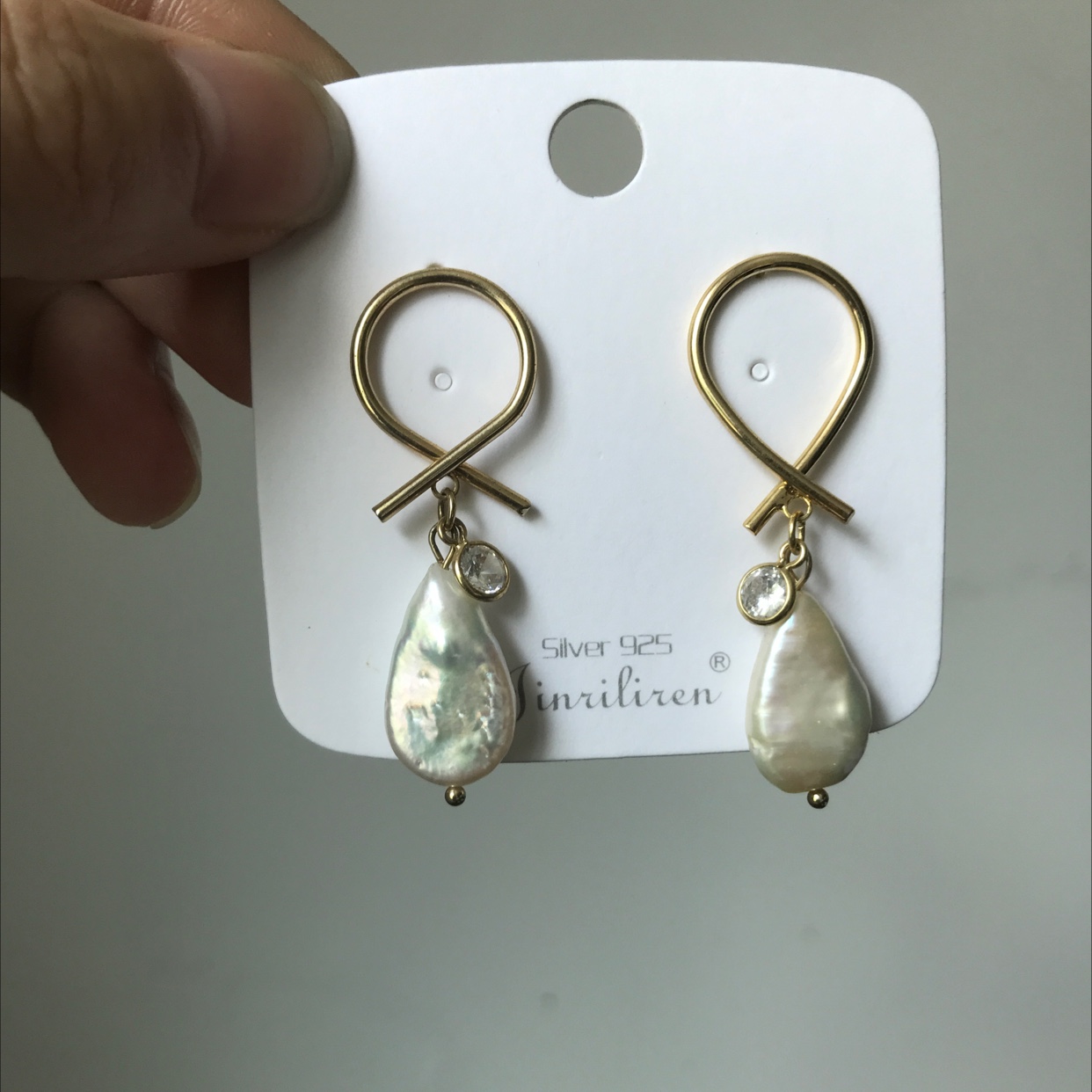 Today Beauty fashion casual earrings shaped pearl handmade products
