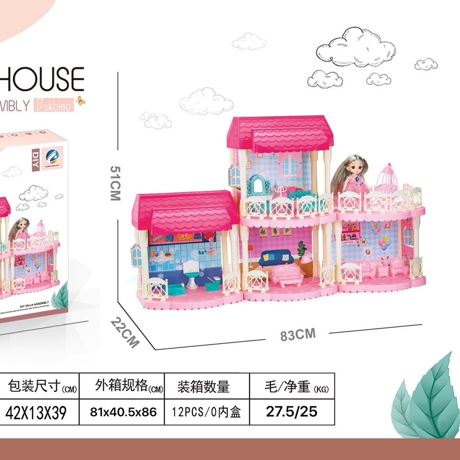 DIY self-assembled building block villa