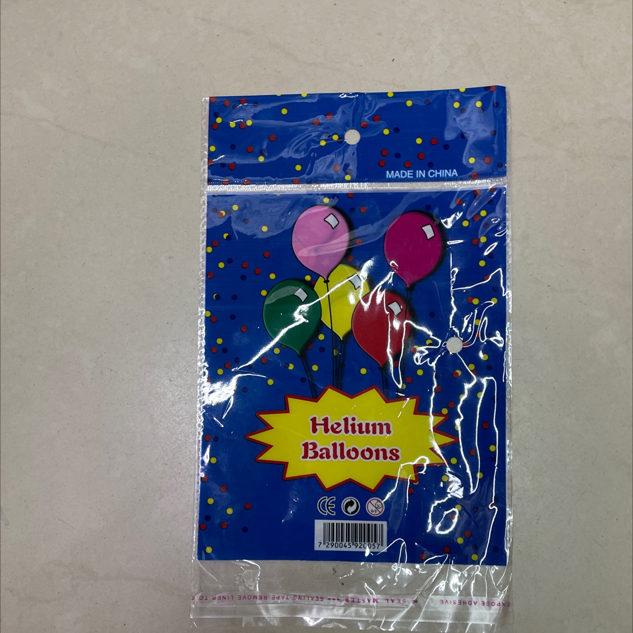 The ordinary thickness of the balloon bag packaging bag is dark blue, 16×25/100
