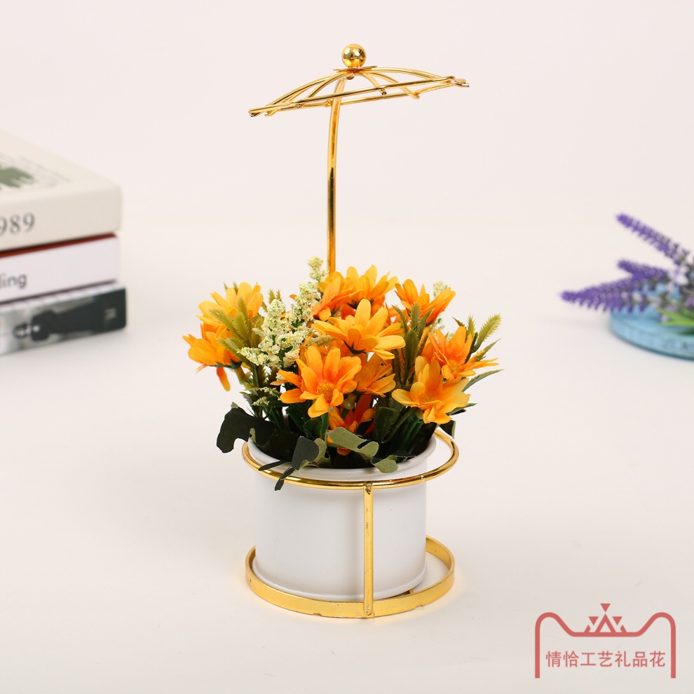 Nueva simulación de hierro forjado floral set set set Item Picture