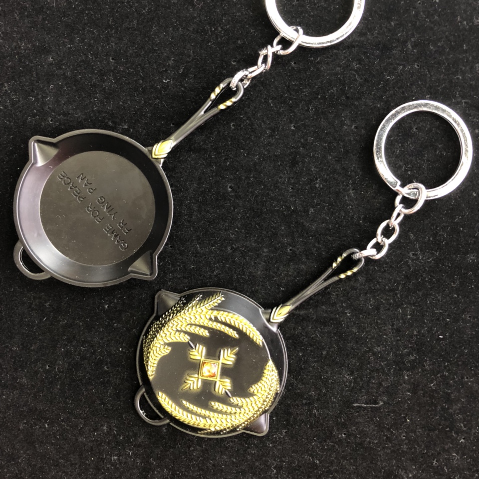 da平底锅 时尚手机挂件 工艺礼品 动漫元素