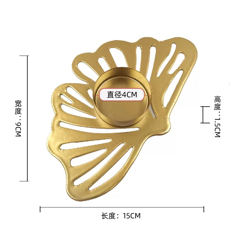 Metal crafts butterfly candlestick special design summer boutique beautiful elegant Xinxing craft