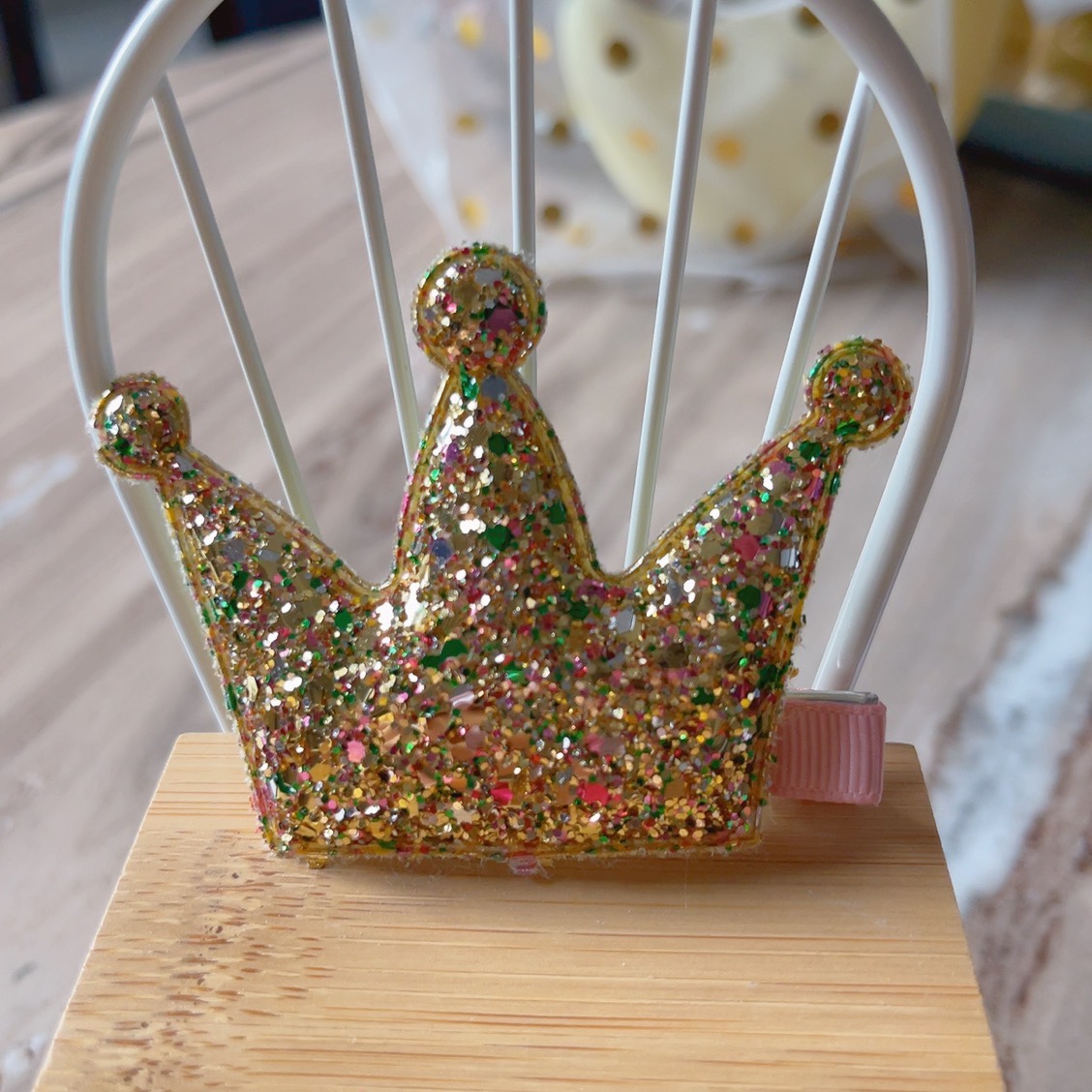 Gold Crown children accessories Everything creative trend hair accessories Cute Princess gentle accessories bow tie diamond 228 thumbnail