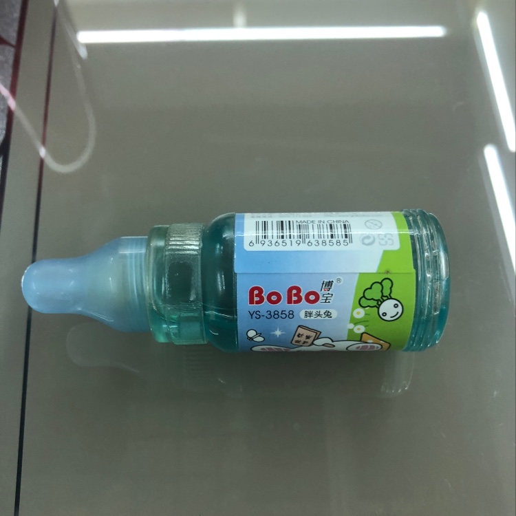 蓝色透明液体胶水粘合性好YS-3858