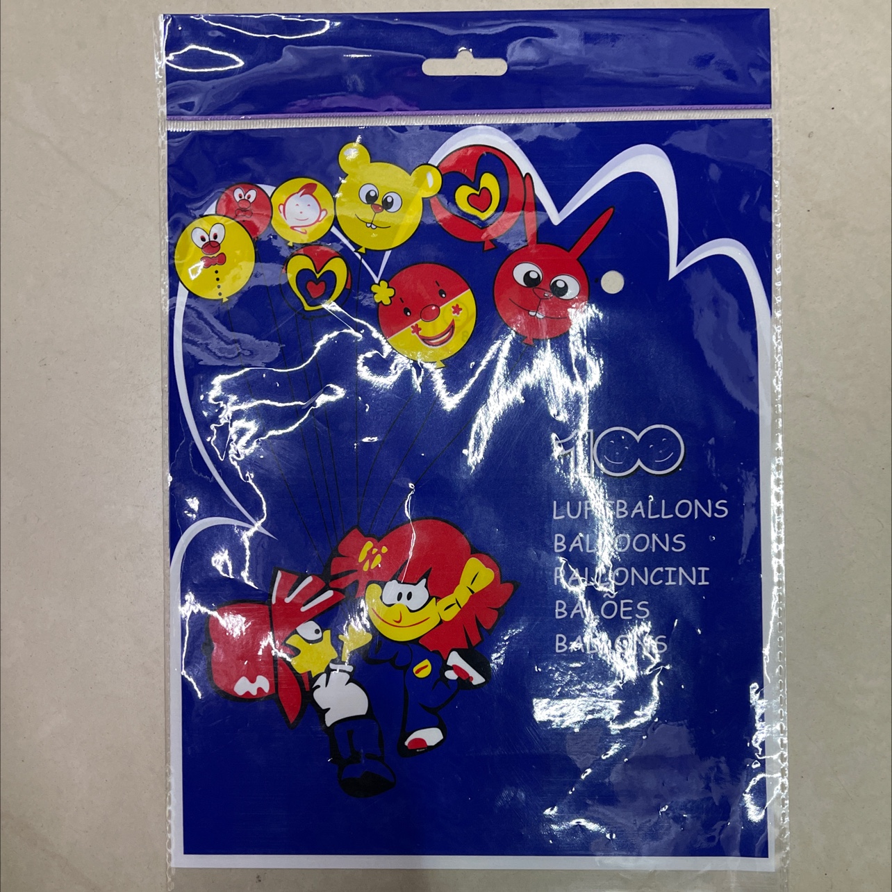 Balloon bag, packaging bag, composite plastic bag, thickened 22×31/100 pieces