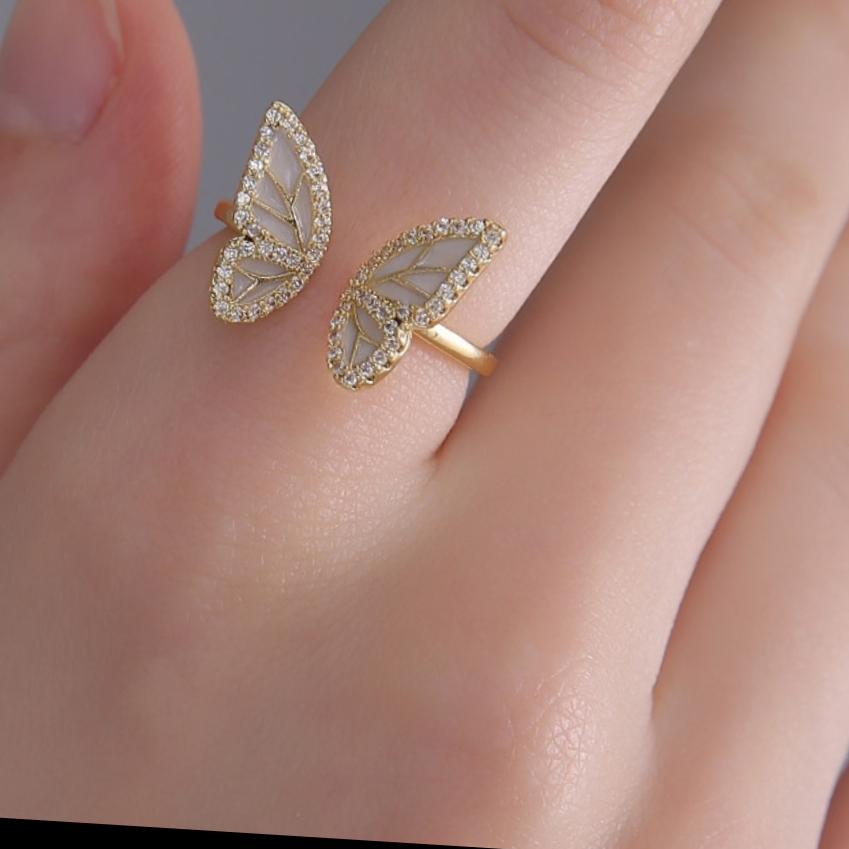 Butterfly drops oil ring