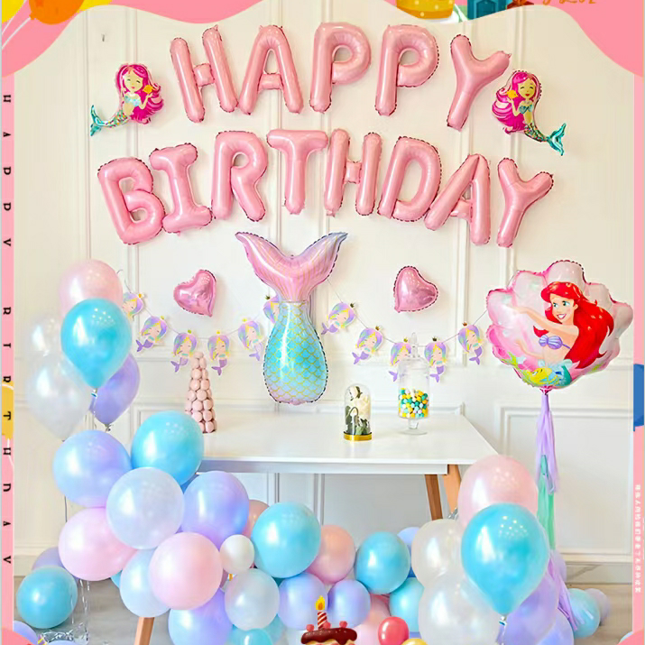 Fishtail birthday set