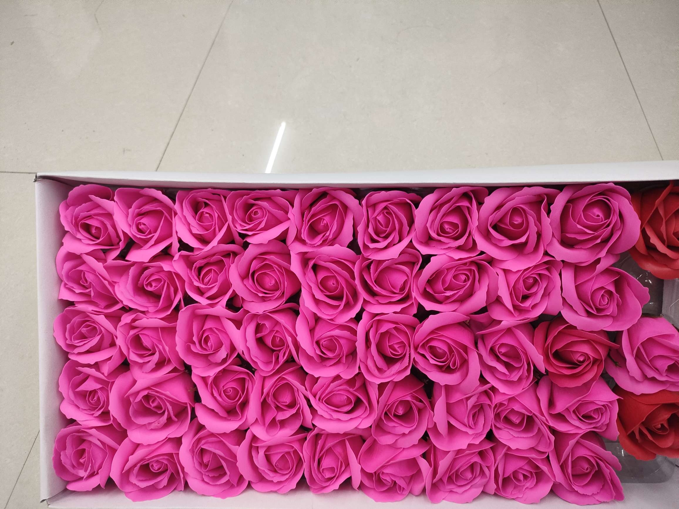 Soap flower head details Picture