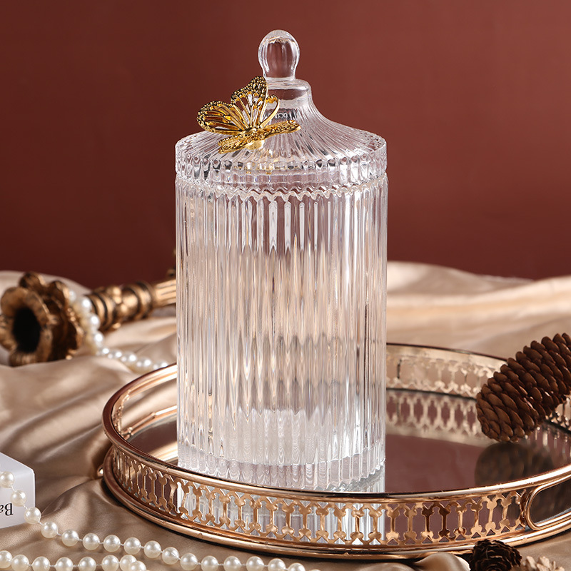 Glass decorative jar 5