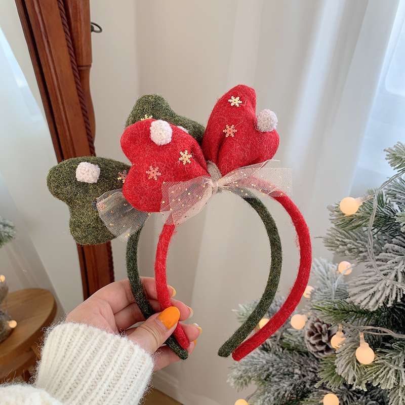 圣诞节装饰品节日表演头饰鹿角发箍儿童礼物发光头箍成人装扮发卡14详情图5