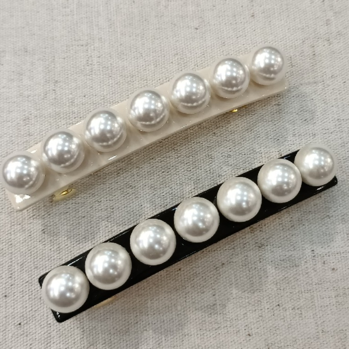 8 cm pearl hair clip