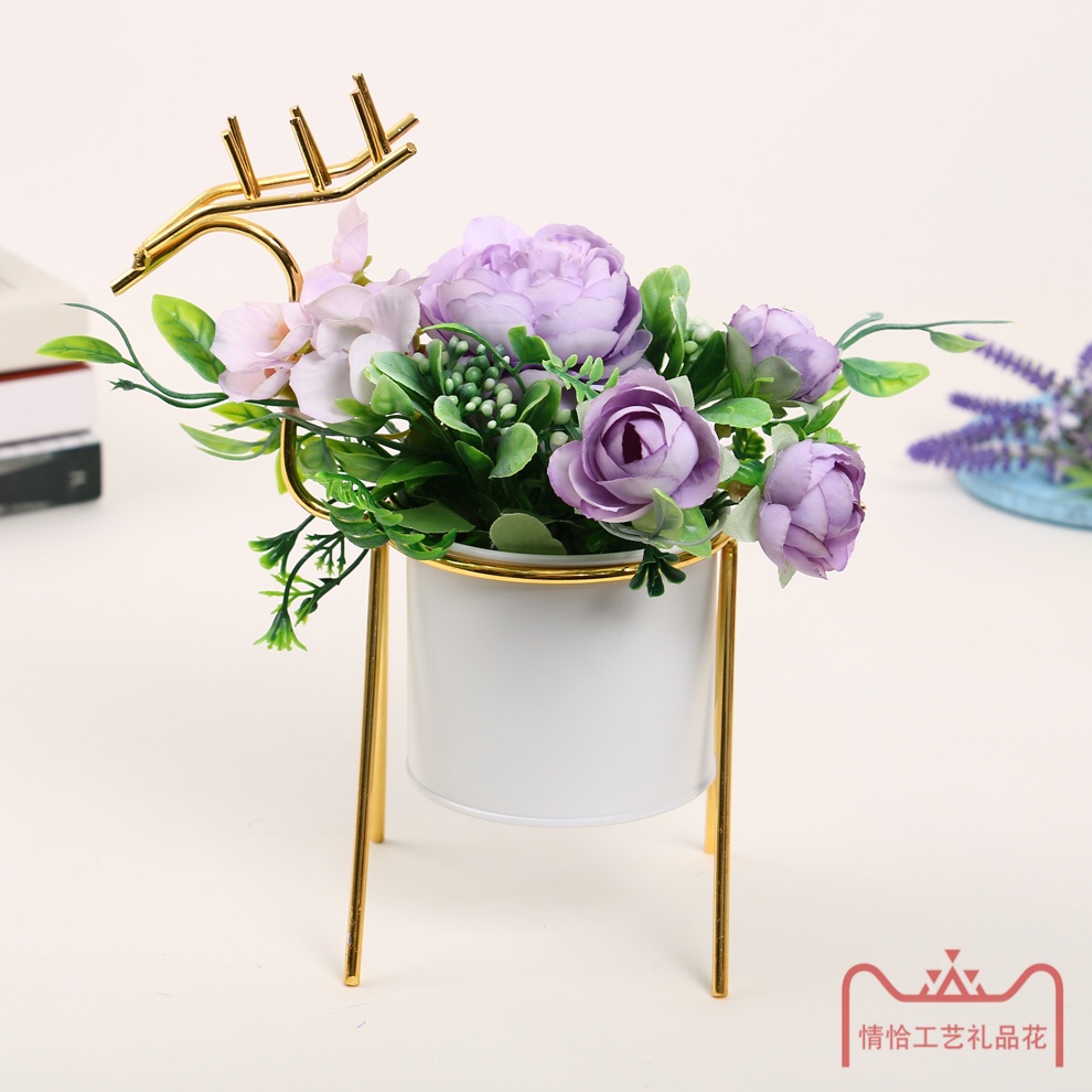 Nuevo staghorn iron frame simulator flower details Picture
