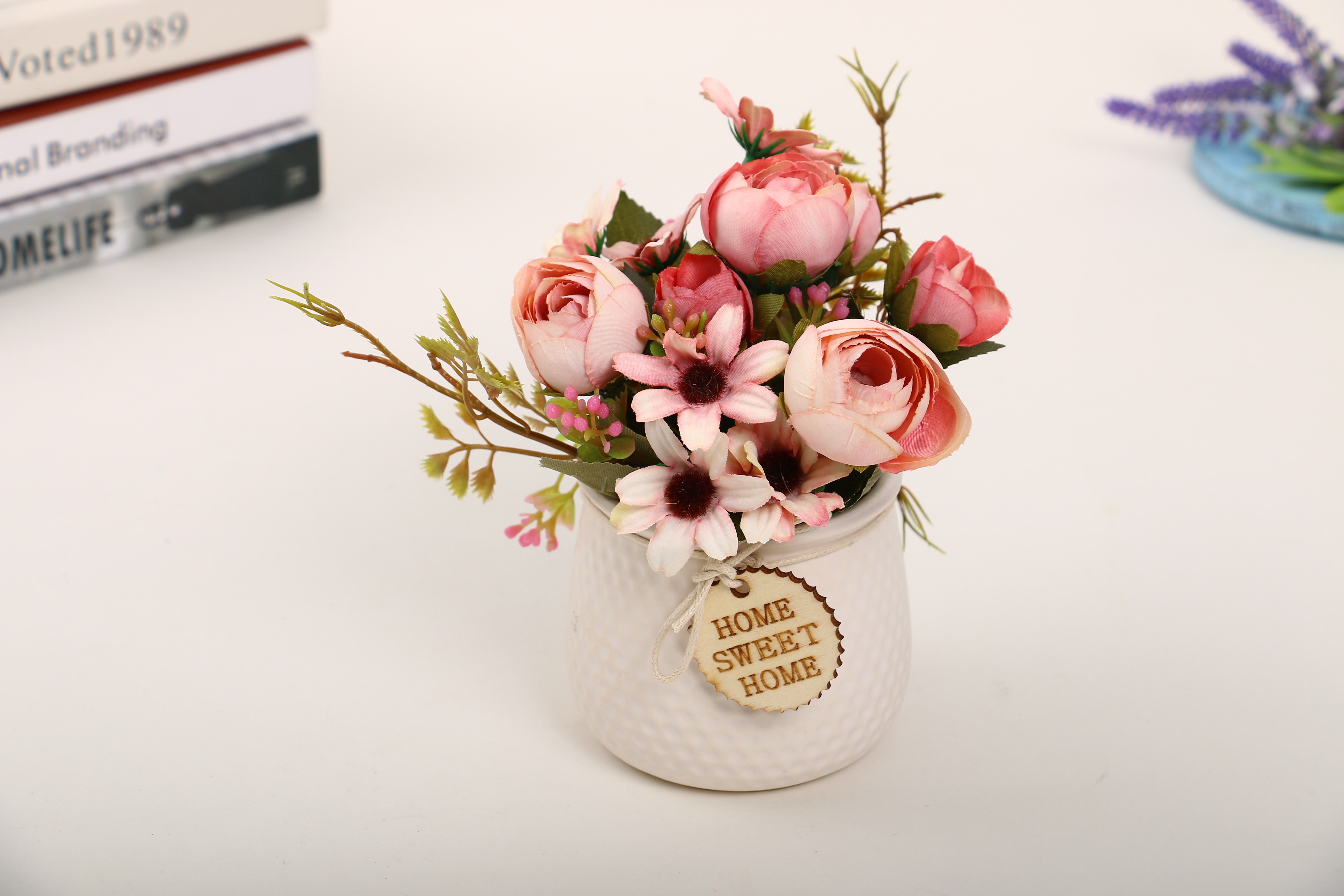 Nueva simulación de cerámica para decoración de flores details Picture