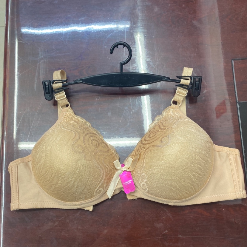 Foreign trade full lace thin cup bra no trace no underwire underwear comfortable and breathable thumbnail