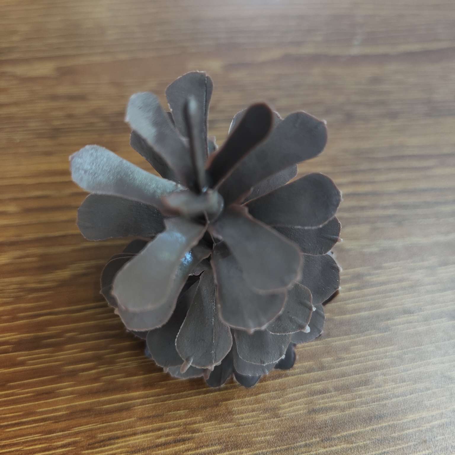 塑料仿真松果假花配件圣诞PE装饰7.5CM详情图1