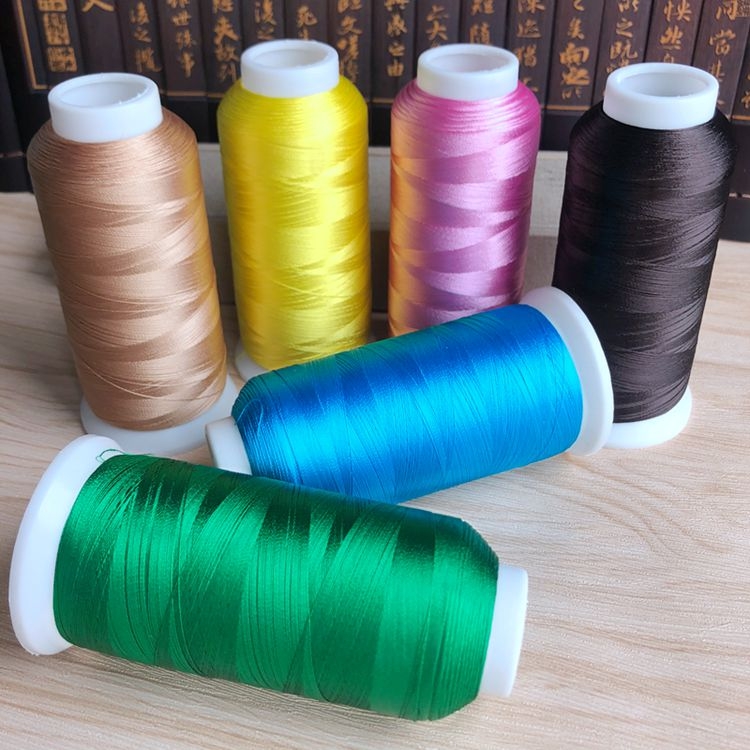 Ice silk embroidery thread tassel thread Computer machine embroidery thread mercerized thread High brightness embroidery thread 40