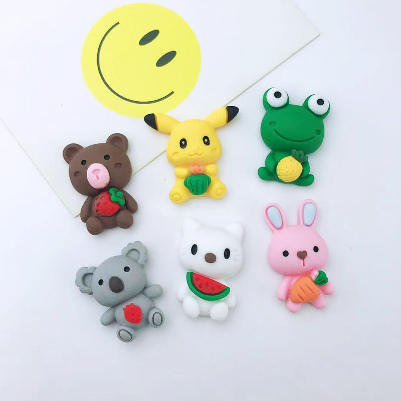 Resin accessories, cartoon fruit dumpling plates, Douyin bestsellers, diy hairpins, water cups, cream glue, phone cases, resin accessories