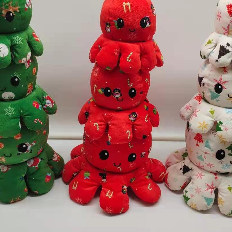 Dreamy plush toy Christmas octopus factory direct sales, claw machine doll premium toys