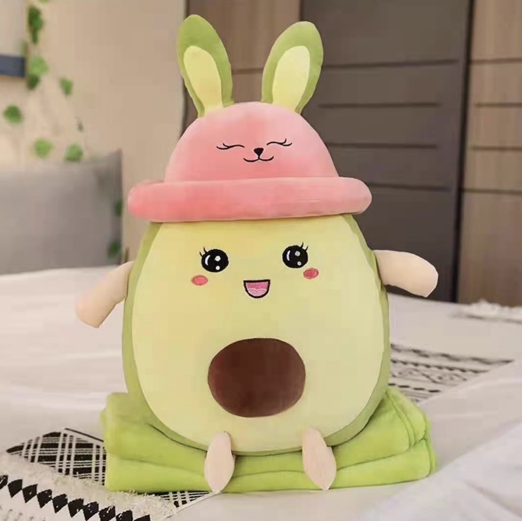 牛油果抱毯