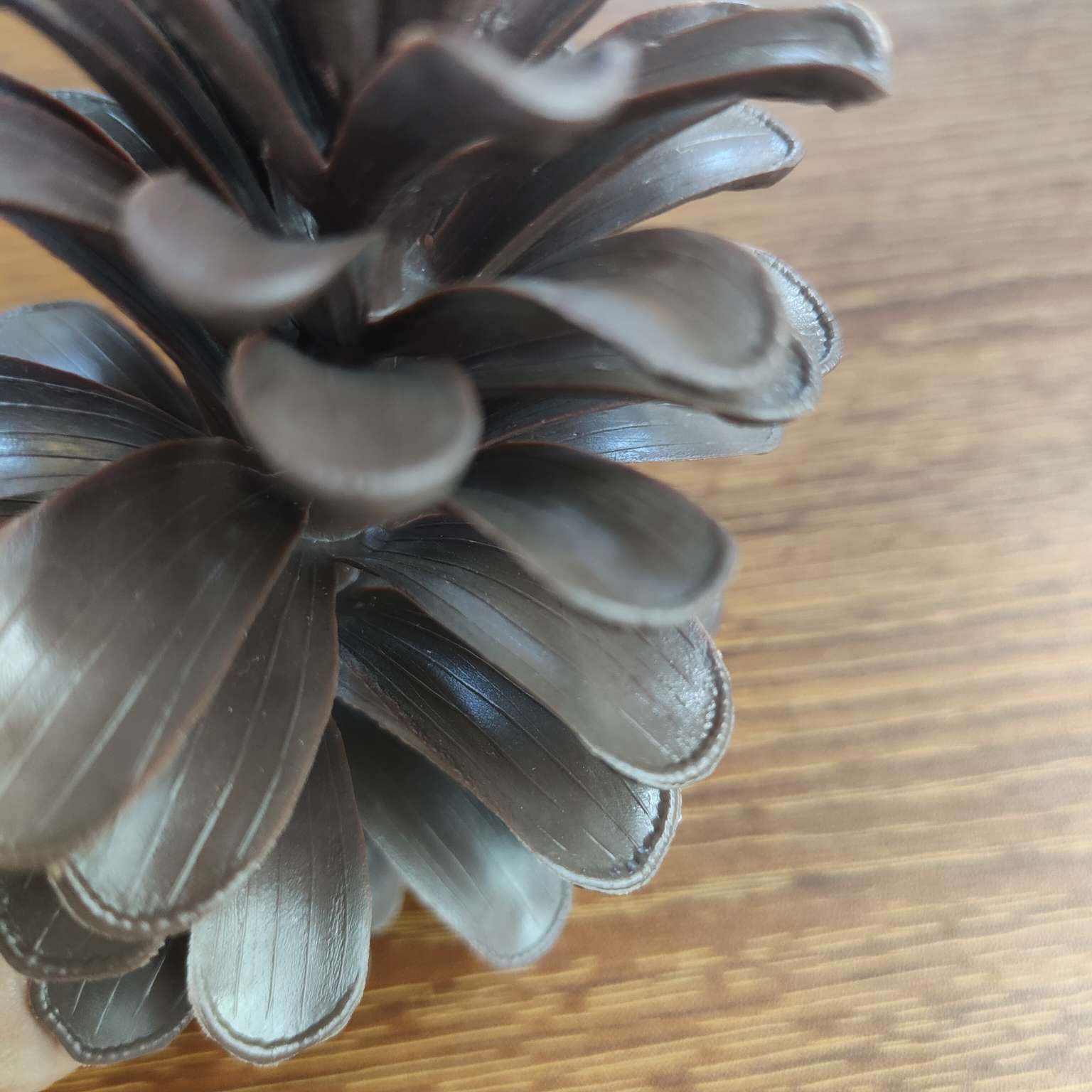 仿真大号塑料松果假花配件PE拍摄道具圣诞装饰摆件详情图11