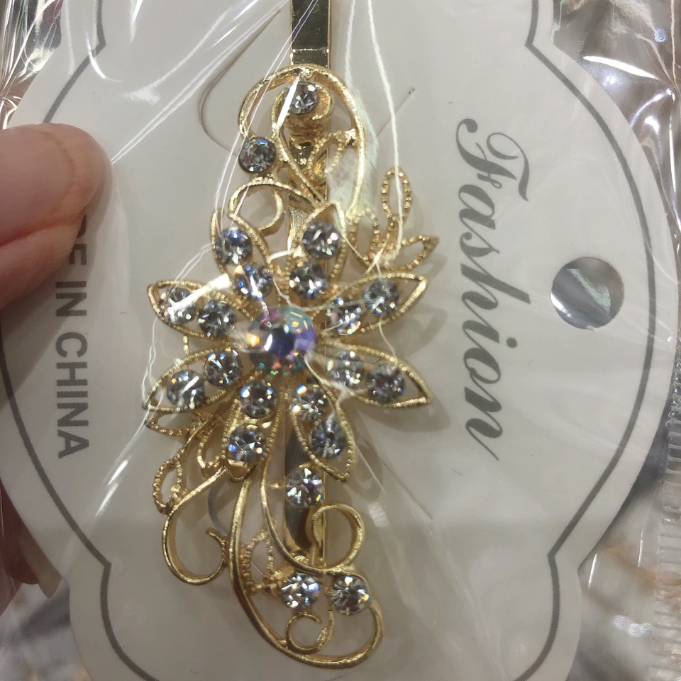 Alloy rhinestones with large Sun lace clip