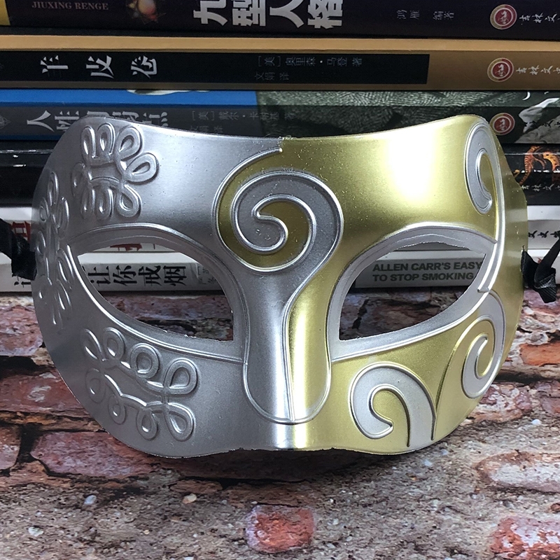 成人儿童男女万圣节面具绅士半脸王子面罩化妆舞会舞台表演道具13