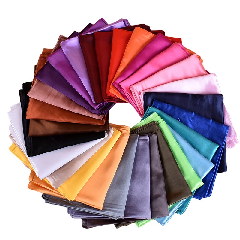 Oferta especial creativo nuevo color sólido color único mujer pañuelo largo pañuelo de seda pañuelo de color claro pañuelo 40 colores disponibles